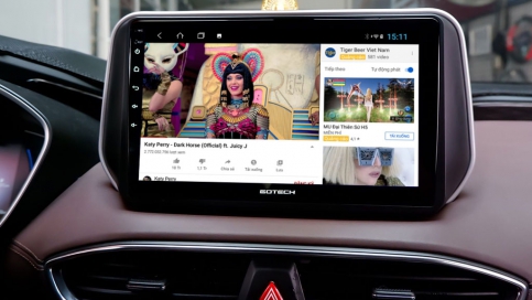 Màn hình DVD Android liền camera 360 Hyundai Santafe 2021 - nay | Gotech GT360 Plus